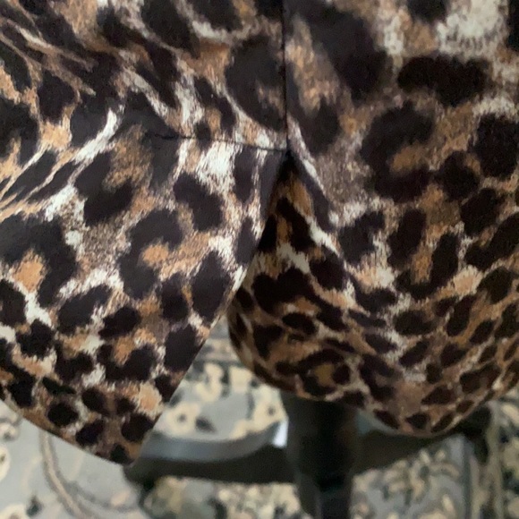 Loft animal print sleeveless dress. Size 4P - Picture 6 of 10
